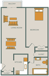 1 Bedroom 1 Bath
